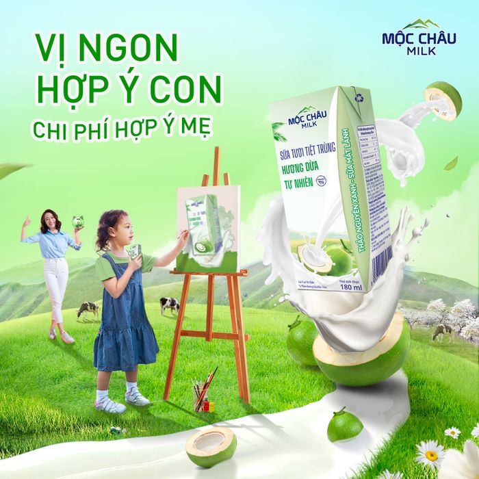 Hình ảnh sản phẩm sữa tươi tiệt trùng Mộc Châu Milk