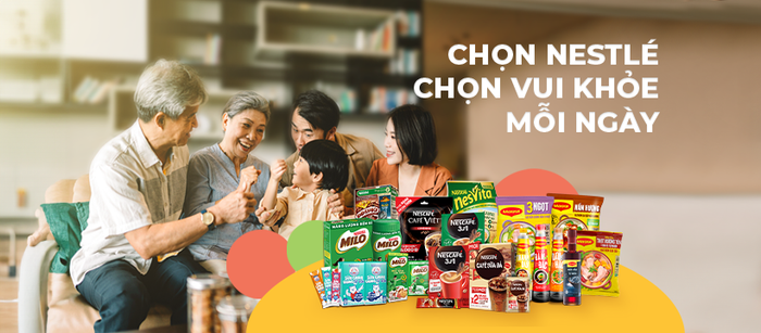 Hình ảnh sản phẩm sữa và dinh dưỡng Nestlé
