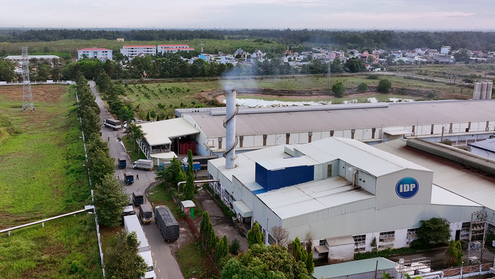 Hình ảnh nhà máy sữa hiện đại của IDP