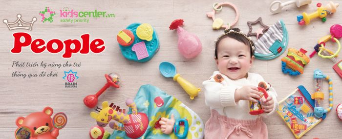 Không gian trưng bày đồ chơi đầy màu sắc tại Kids Center