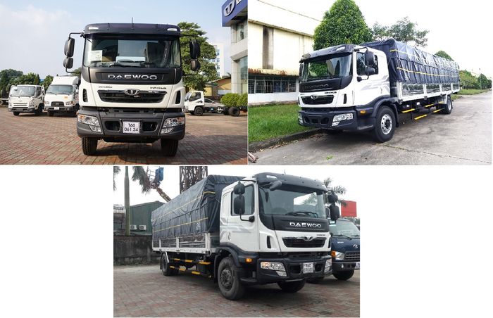 Hình ảnh ấn tượng xe tải Daewoo