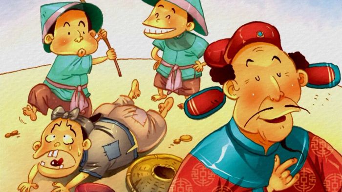 Tranh minh họa sống động các tình huống truyện cười (Nguồn: internet)