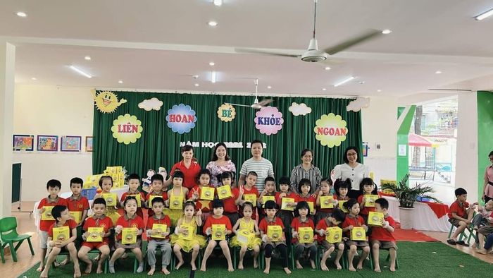 Hình ảnh khuôn viên xanh mát tại Trường mầm non Đồng Tâm