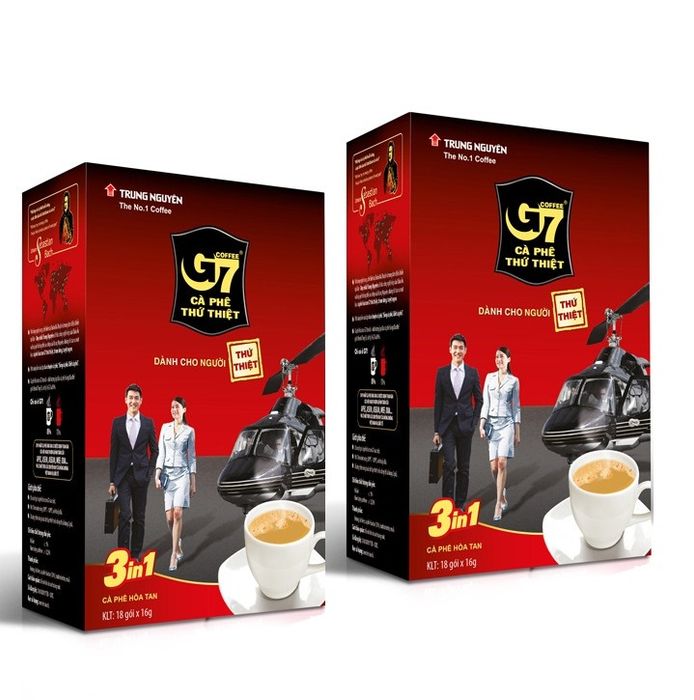 Hình ảnh cà phê hòa tan G7 chính hãng