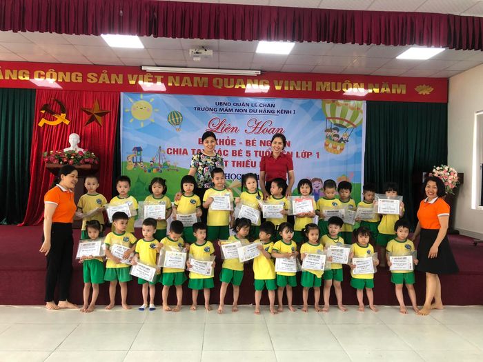 Hình ảnh hoạt động vui chơi tại Trường Mầm non Dư Hàng Kênh 1