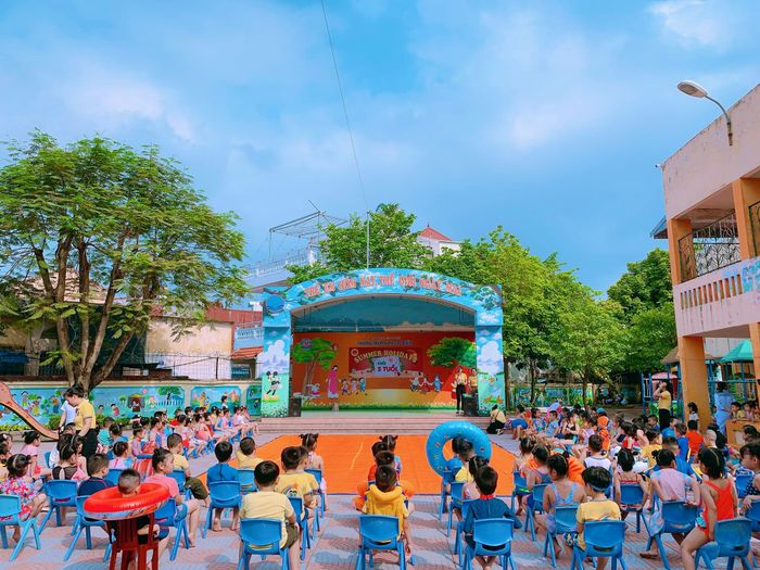 Hình ảnh lớp học sáng tạo tại Trường Mầm non Sao Biển