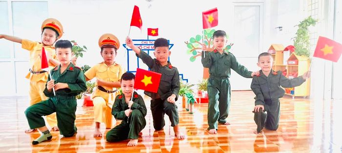Hình ảnh hoạt động vui chơi học tập tại Trường Mẫu giáo Sao Sáng 2