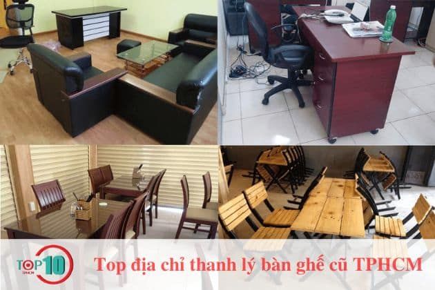 Những địa chỉ thanh lý bàn ghế cũ chất lượng tại TPHCM bạn không thể bỏ qua
