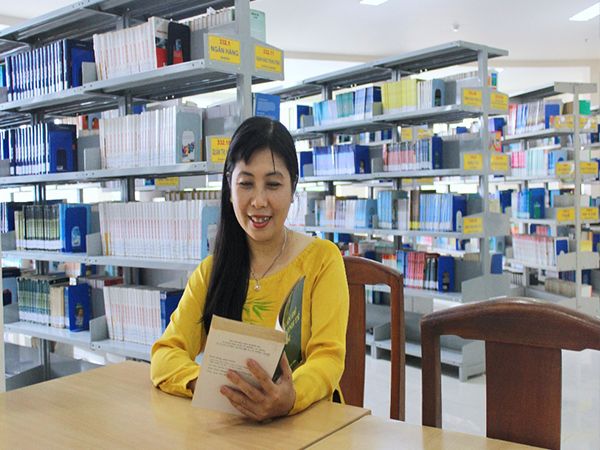 Hình ảnh ấn tượng về Thư viện Đại học Ngân hàng TP.HCM