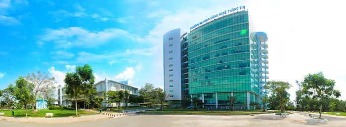 Hình ảnh toàn cảnh khuôn viên Đại học Công nghệ Thông tin - ĐHQG TP.HCM