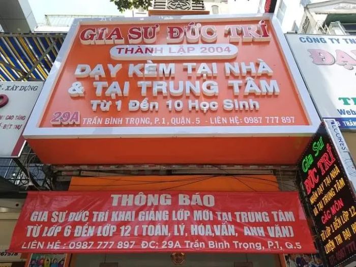 Hình ảnh Trung tâm Gia Sư Đức Trí