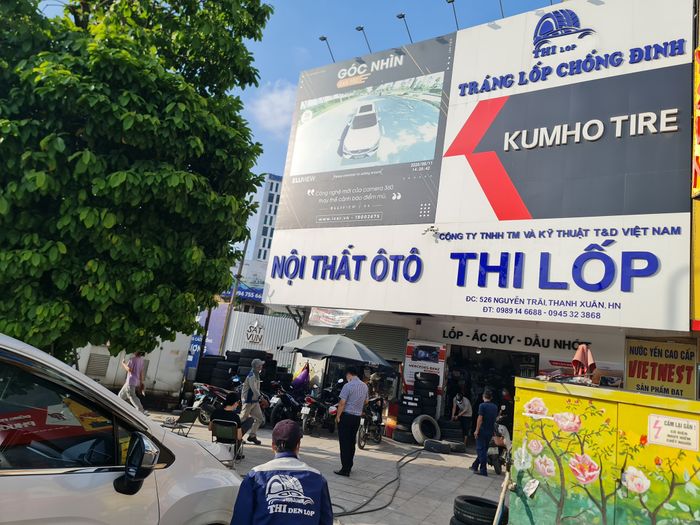 Hình ảnh không gian dịch vụ chuyên nghiệp tại Thi Lốp