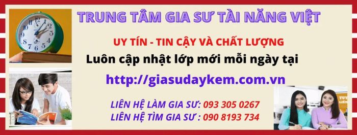 Hình ảnh lớp học chất lượng tại Gia Sư Tài Năng Việt