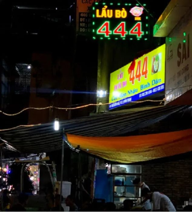 Lẩu Bò 444 – Địa điểm quen thuộc cho những tín đồ yêu thích món lẩu bò đậm đà hương vị.