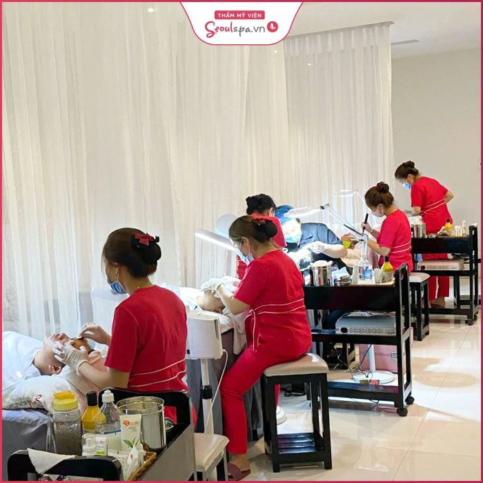 Không gian sang trọng tại Thẩm Mỹ Viện SeoulSpa Đà Nẵng