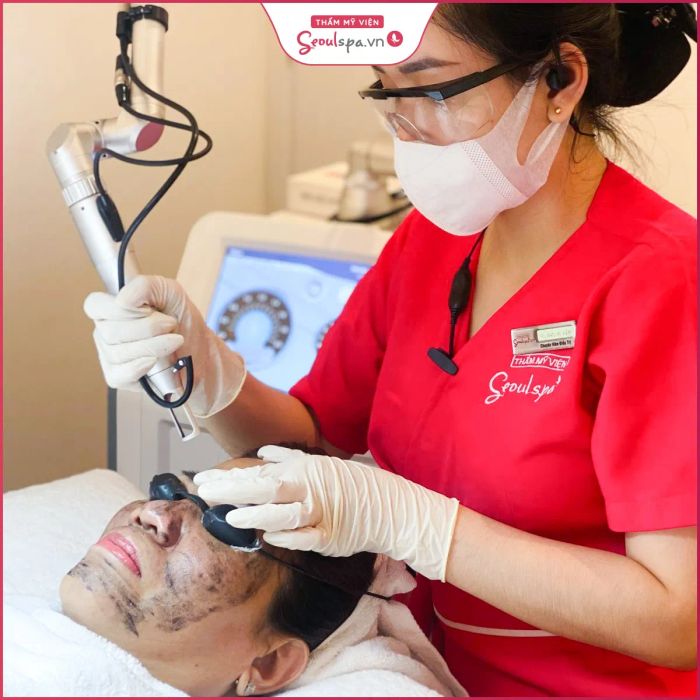 Hình ảnh quy trình điều trị chuẩn Hàn tại SeoulSpa