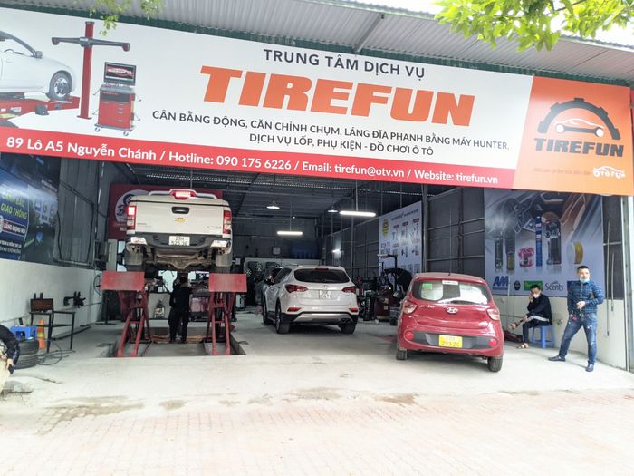 Hình ảnh tổ hợp dịch vụ đa năng tại Tirefun