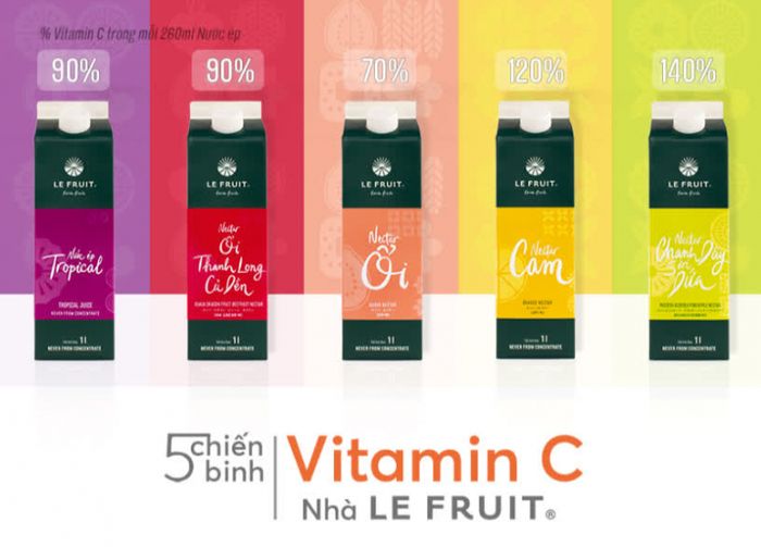 Nước ép Le Fruit - Sự lựa chọn của những tín đồ sành điệu