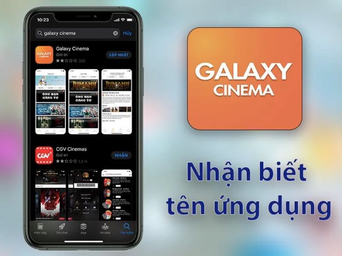 Không gian hiện đại tại rạp Galaxy Cinema