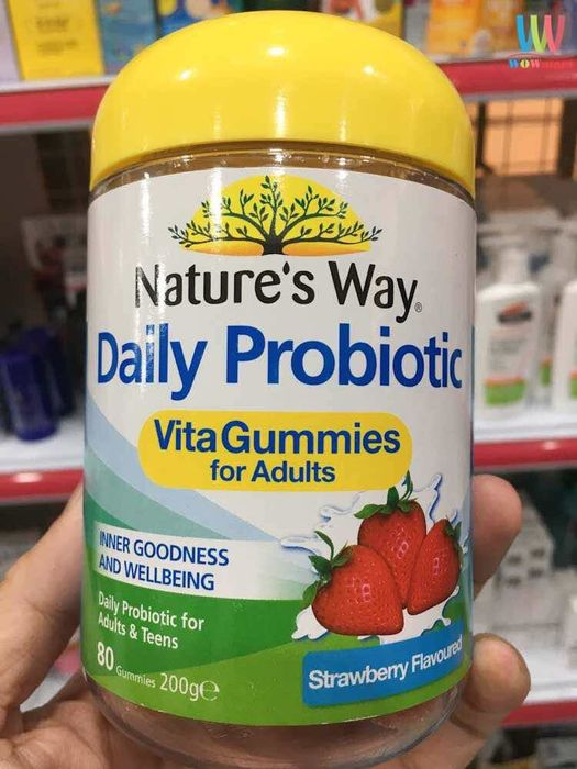 Hình ảnh bao bì Kẹo Dẻo Men Vi Sinh Nature's Way