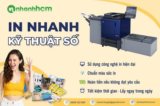 Xưởng In Nhanh HCM - Đối tác in ấn đáng tin cậy tại Sài Gòn