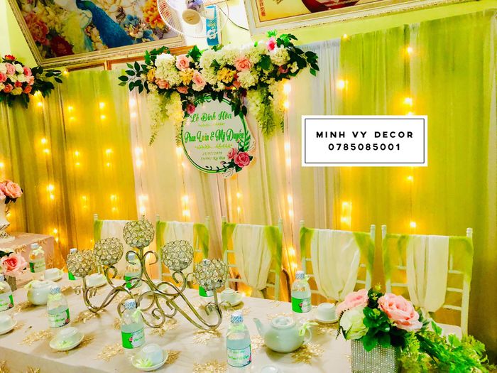 Tác phẩm nghệ thuật trang trí tiệc cưới từ Minh Vy Decor - Ảnh 2