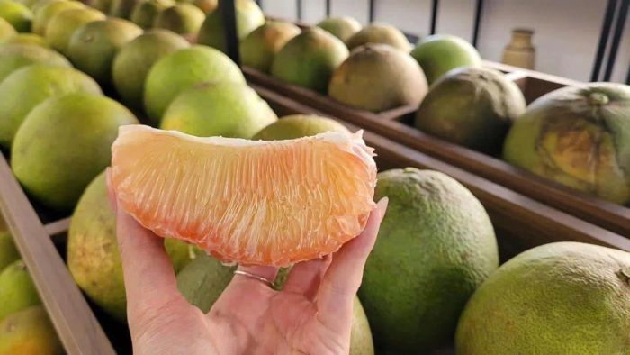 Không gian trưng bày trái cây hữu cơ tại Ngôi Nhà Organic BG
