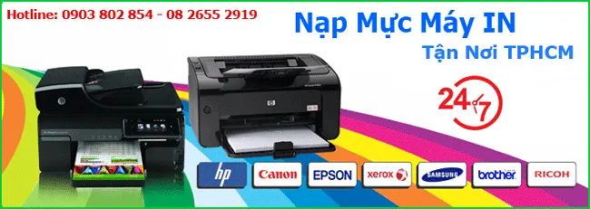 Giải pháp nạp mực máy in tận nhà tiện lợi