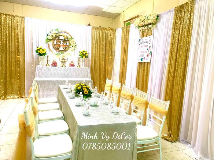 Không gian tiệc cưới lãng mạn được thiết kế bởi Minh Vy Decor - Ảnh 1