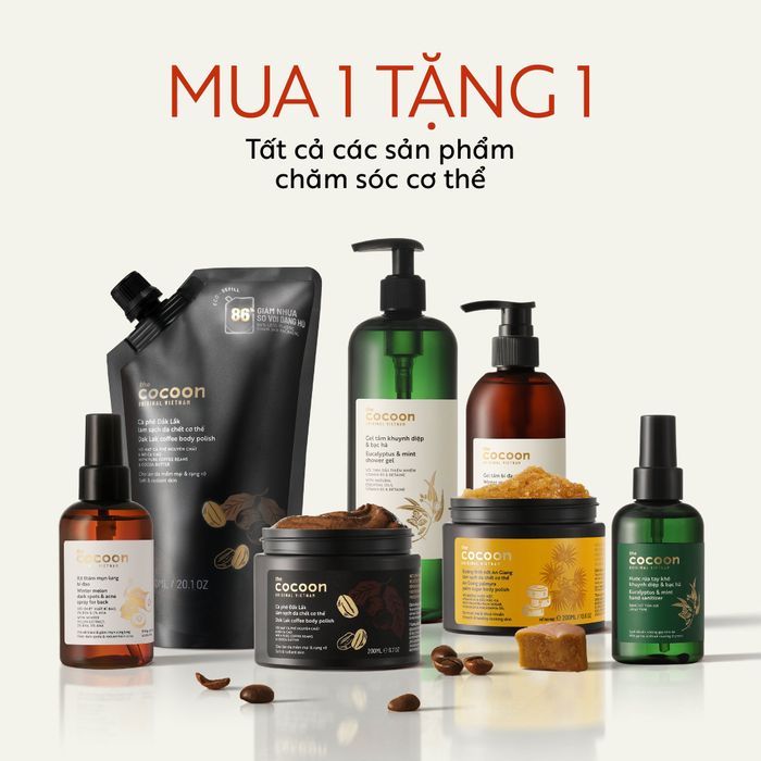 Bộ sưu tập sản phẩm Cocoon - Tinh hoa từ thiên nhiên