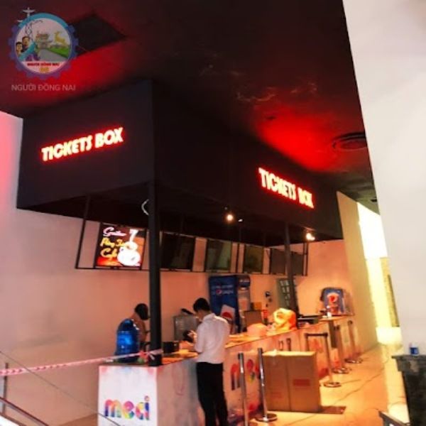 Không gian hiện đại tại phòng chiếu MECI Cinema Long Khánh
