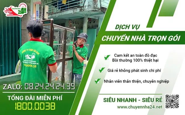 Dịch vụ chuyển nhà trọn gói chuyên nghiệp - Chuyển Nhà 24H
