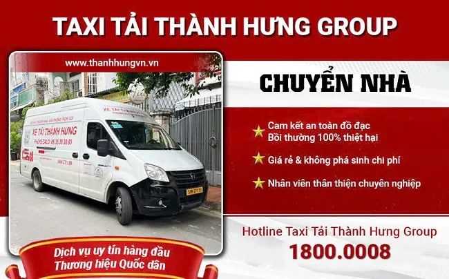 Dịch vụ chuyển nhà trọn gói Thành Hưng