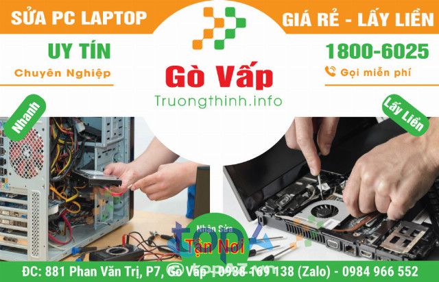 Vi Tính Trường Thịnh Gò Vấp - Địa chỉ vàng cho dịch vụ sửa laptop, máy tính chuyên nghiệp
