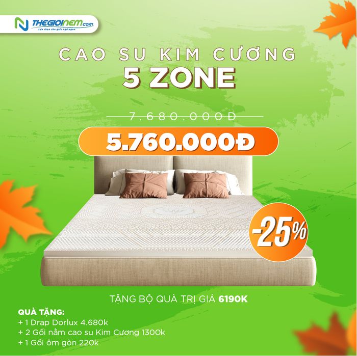 Không gian trưng bày ấn tượng tại Thế Giới Nệm