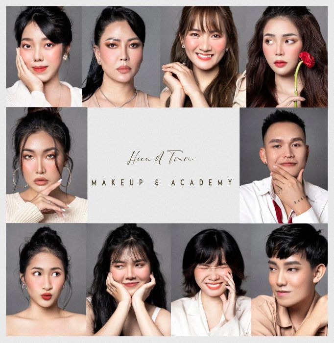 Hình ảnh lớp học thực tế tại Hiếu N Trần Makeup & Academy