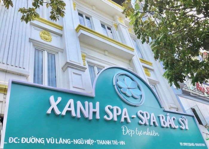 Không gian sang trọng tại Xanh Spa Thanh Trì