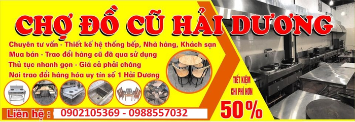 Không gian mua sắm tại Chợ đồ cũ Hải Dương