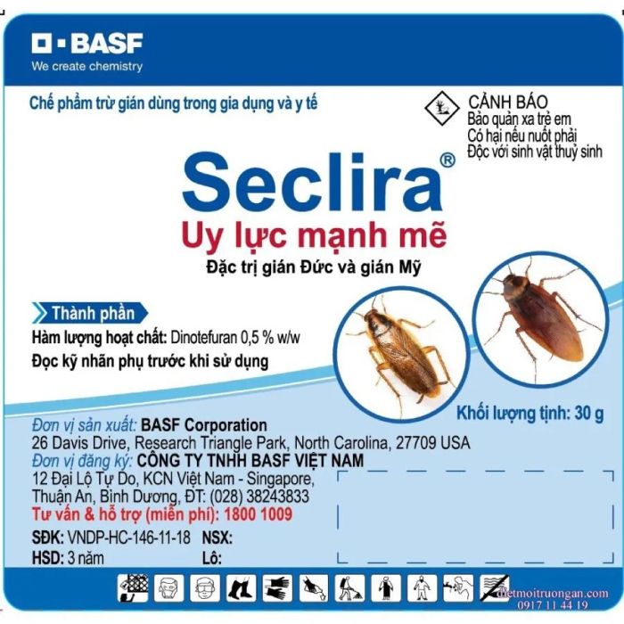 Hình ảnh sản phẩm thuốc diệt gián Seclira (ảnh 1)