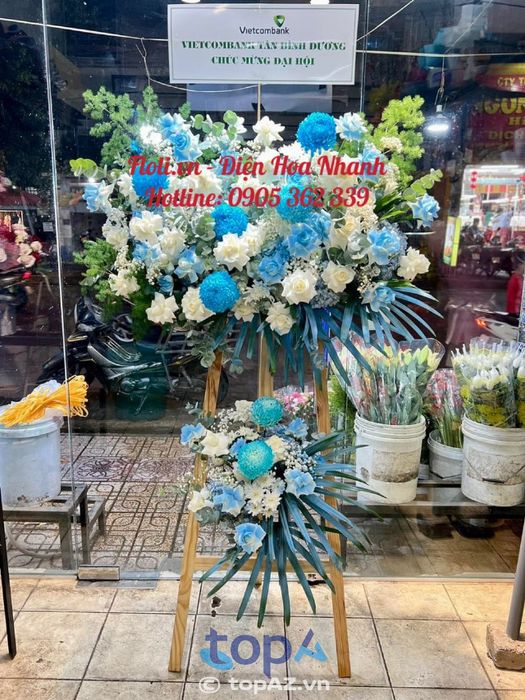 hoa khai trương Quận 11