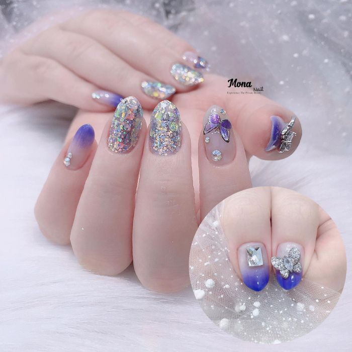 Không gian sang trọng và những tác phẩm nghệ thuật tại Mona Nail