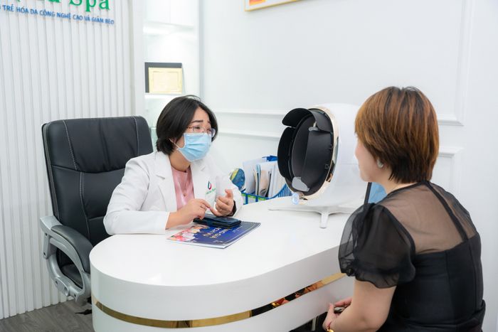 Hình ảnh liệu trình chăm sóc da cao cấp tại Shila Spa