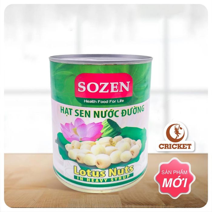 Hạt Sen Ngâm Nước Đường Sozen - Tinh túy từ Đồng Tháp Mười