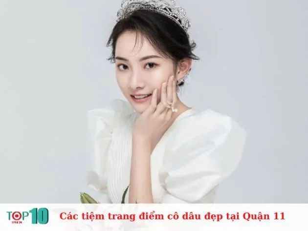 Top những tiệm trang điểm cô dâu Quận 11 đẹp chuẩn xịn - Đẳng cấp tỏa sáng trong ngày trọng đại