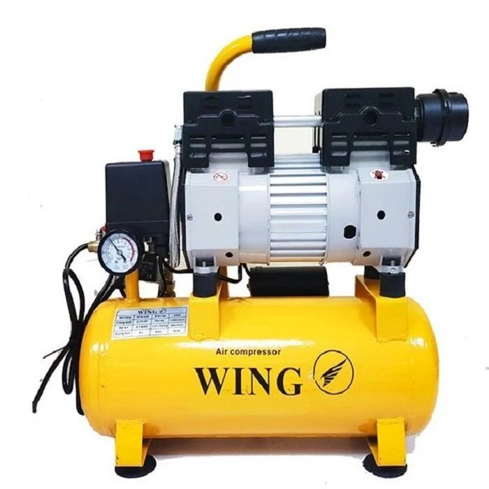 Hình ảnh thực tế máy nén khí Wing trong hoạt động sản xuất công nghiệp