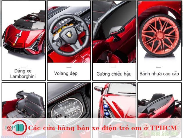Các cửa hàng cung cấp xe điện trẻ em tại TP.HCM