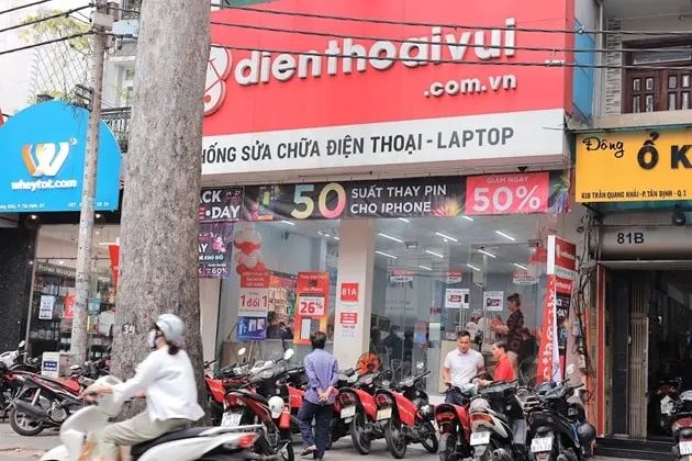 Điện Thoại Vui - Trung tâm sửa chữa điện thoại uy tín