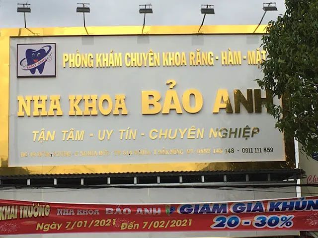 Nha khoa Bảo Anh - Địa chỉ vàng chăm sóc nụ cười tại Gia Nghĩa