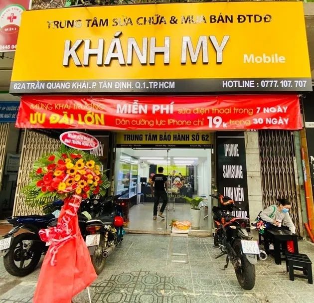 Khánh My Mobile - Trung tâm sửa chữa điện thoại uy tín