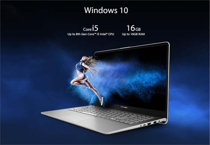Laptop ASUS S530FA-BQ066T VANG W10 /i5-8265U /4G /1T /15.6FHD